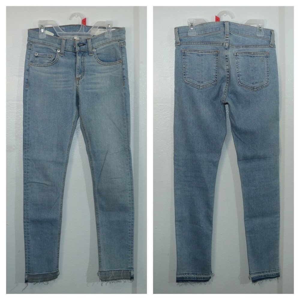 Rag & Bone Wiley Step Hem Capri Skinny Jeans